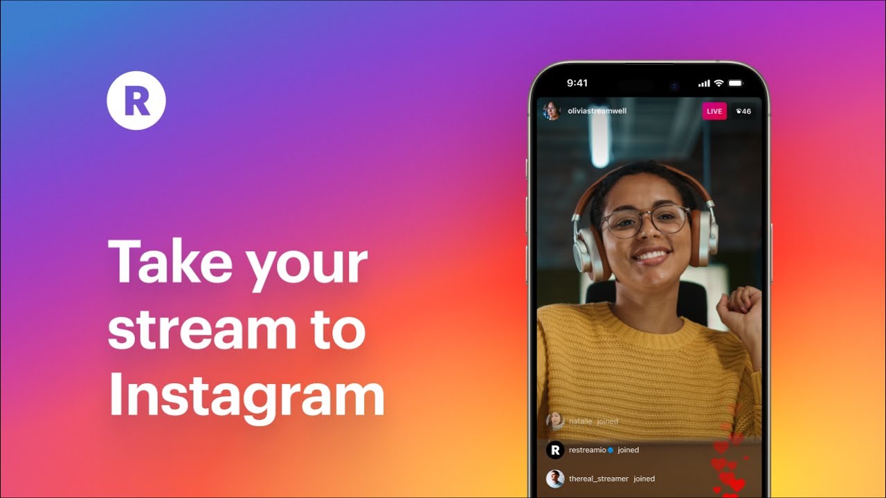 Как транслировать в Instagram с помощью Restream