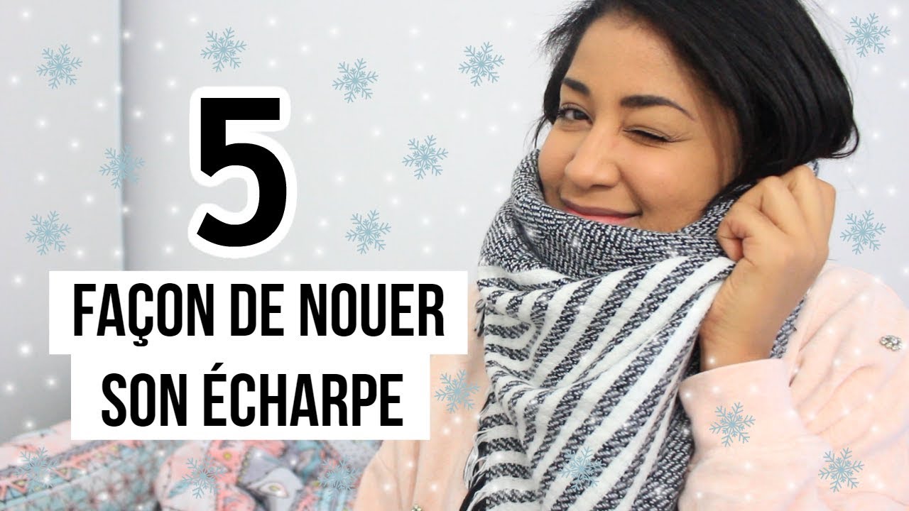 5 façons de porter une GRANDE écharpe/plaid  !! Parfait pour l'Hiver !!! 🌙