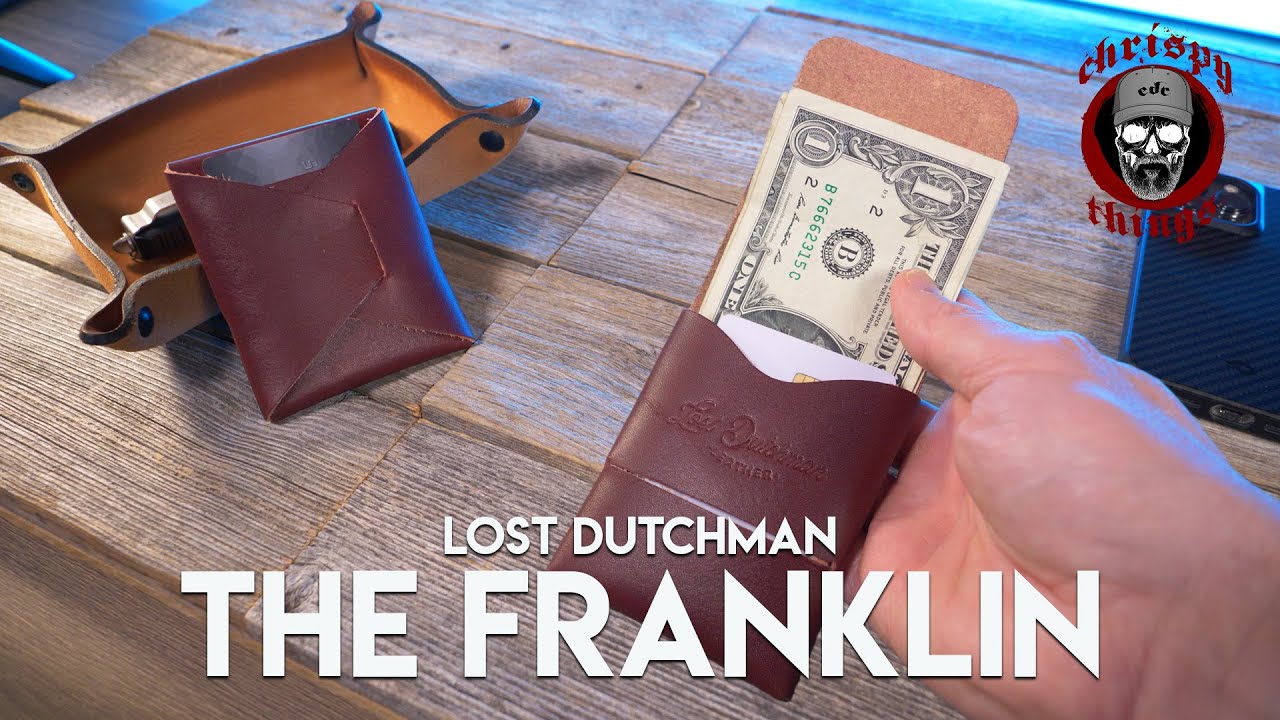 Кожаный кошелек ручной работы без швов - The Franklin от Lost Dutchman!