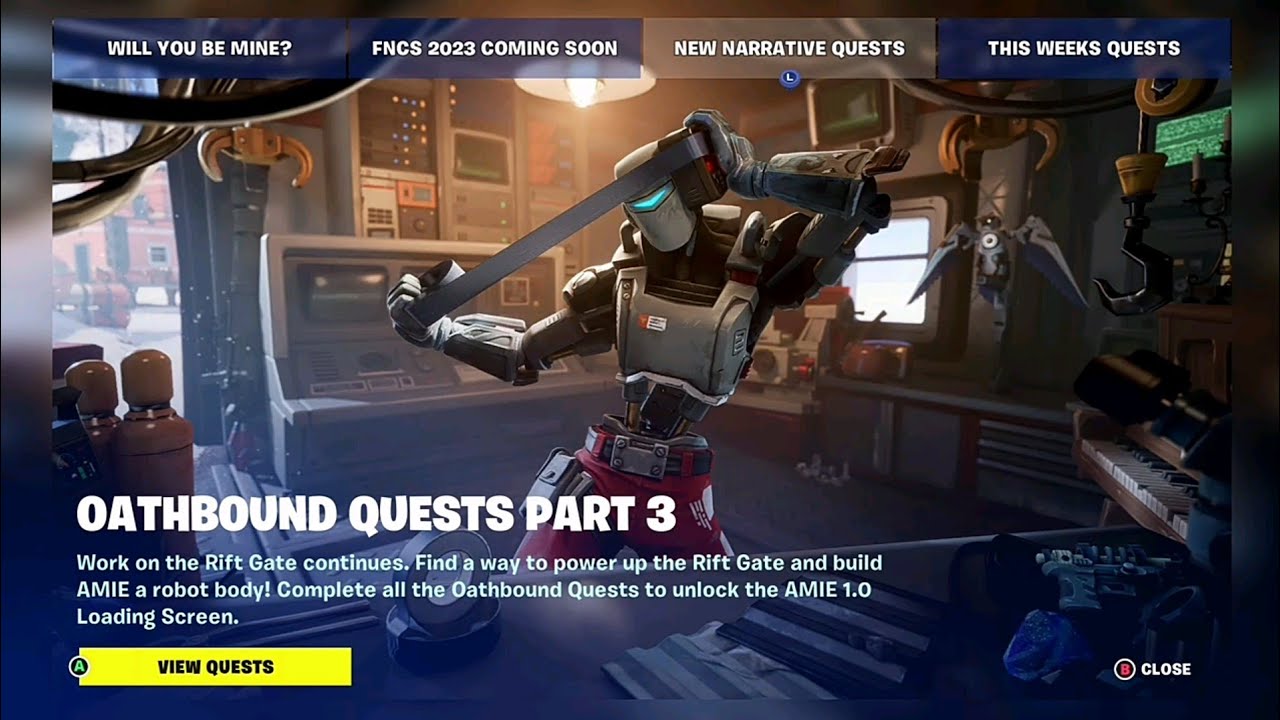 Fortnite: Oathbound questline part 3