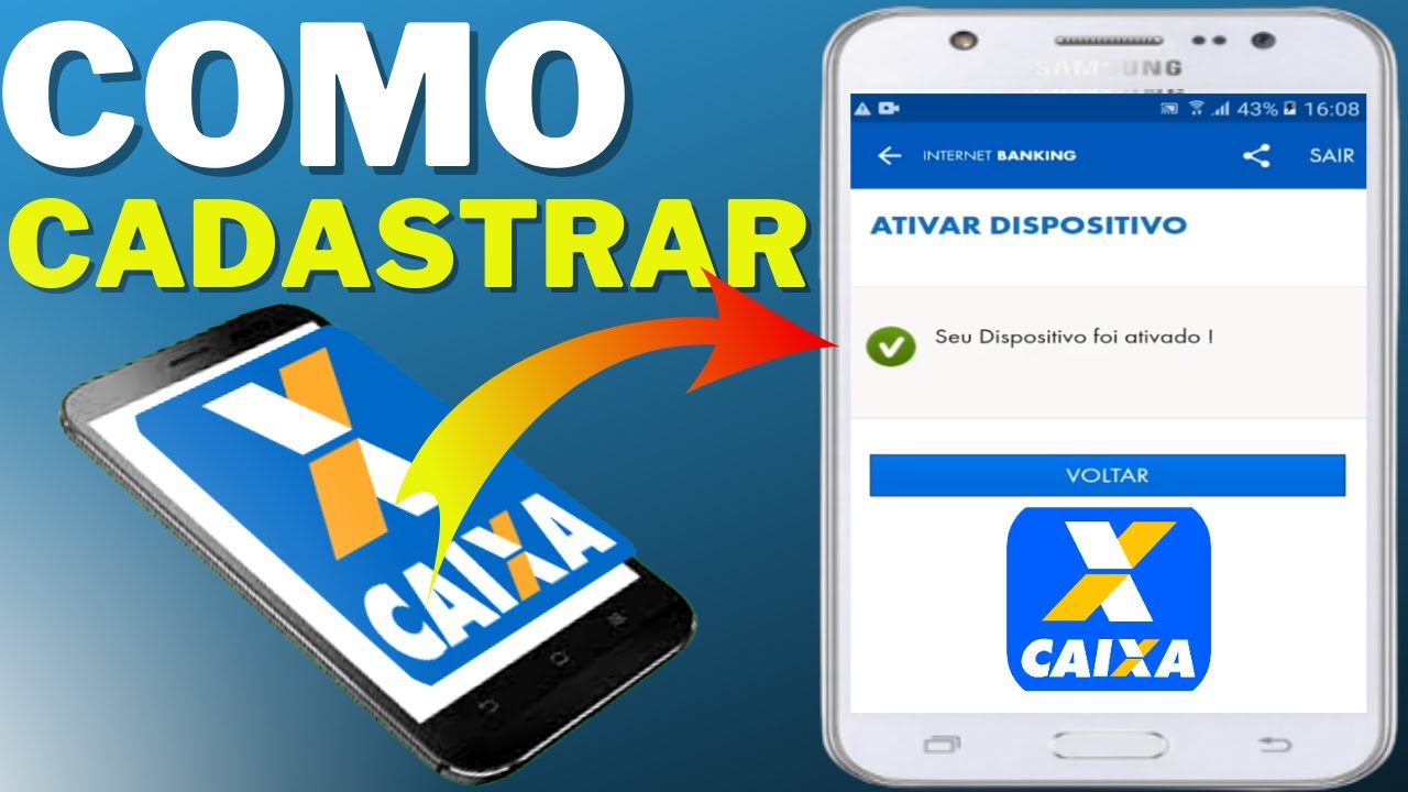Como cadastrar o aplicativo caixa em outro celular