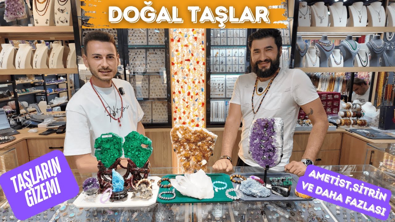 Doğal Taşların Gizemli G&uuml;c&uuml; | Ametist, Sitrin, Malahit, Kuvars, Kehribar ve Daha Fazlası