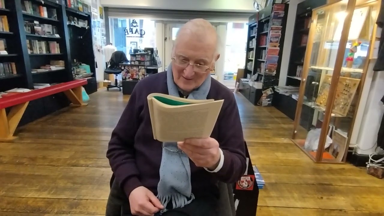 Red Books Day 2023 in Connolly Books - Communist Manifesto reading in Irish