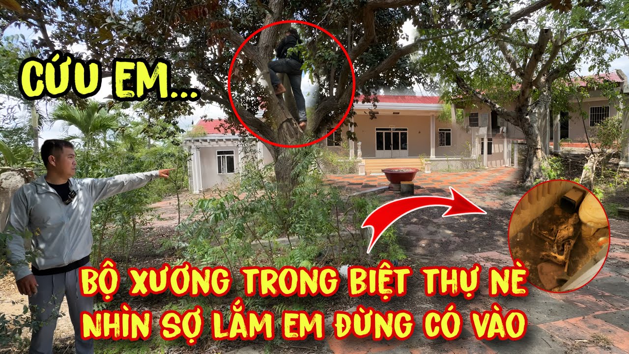 Phát hiện “Bộ Xuơng Kì Lạ “ trong căn biệt thự khổng lồ khiến ai xem cũng nổi óc cục 