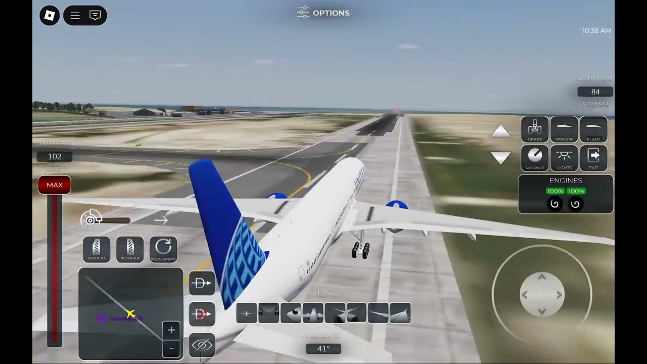 United Airlines - Boeing 777 Takeoff at Larnaca international airport cyprus