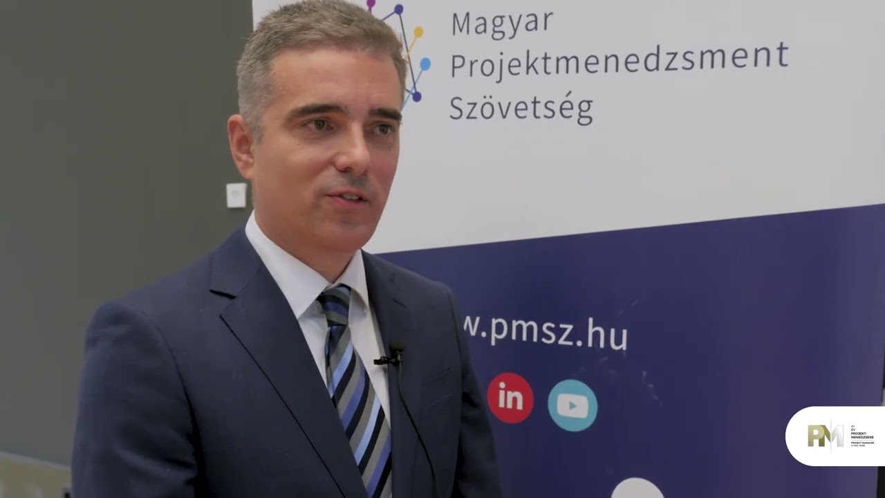 Bándy Ádám az Év Projektmenedzsere 2025-ben
