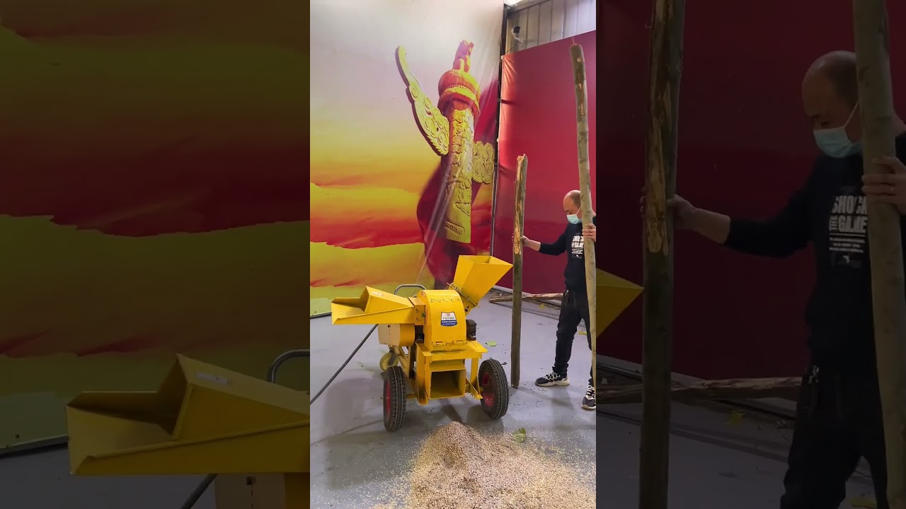 GF420 wood chipper TK video #branch processing equipment branch cutter tree service crusher tools