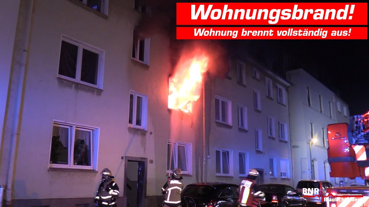 [FLAMMEN SCHLAGEN AUS FENSTER] Massiver Wohnungsbrand in Essen-Borbeck! Niemand wurde verletzt!