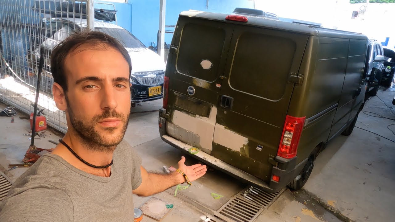 Ecco come ripariamo i danni! 🚐 Dal carrozziere in Colombia 🇨🇴