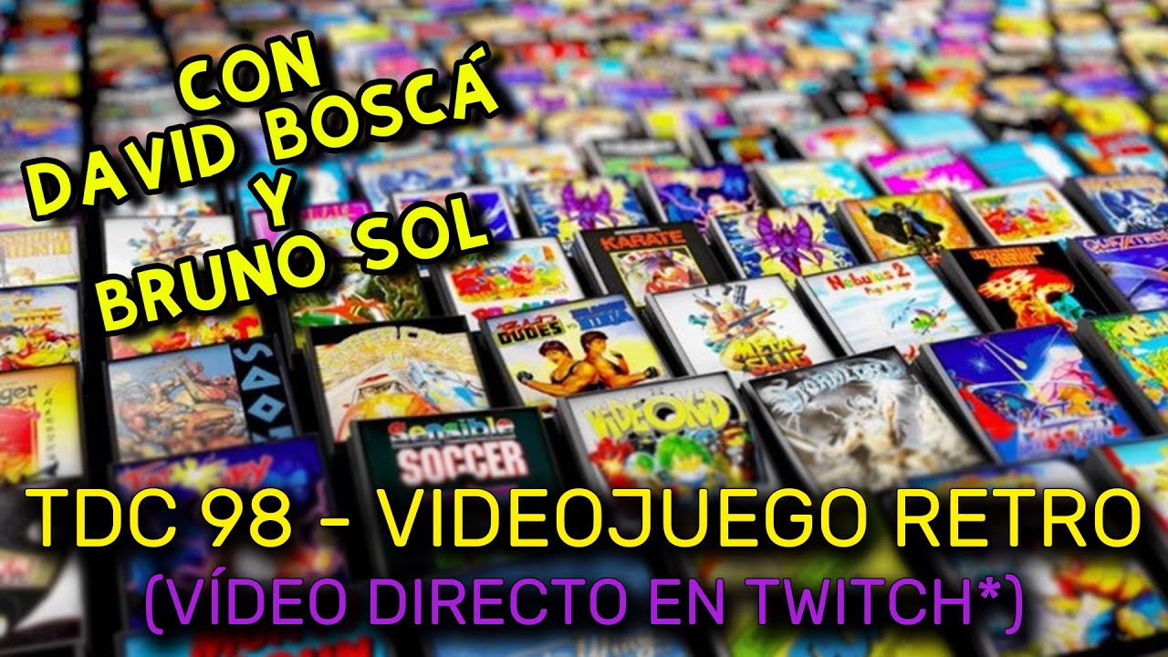 TDC Podcast 98: (DIRECTO) Videojuego retro, con David Bosc&aacute; y Bruno Sol