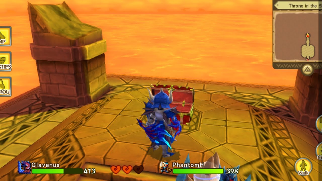 Glavenus VS Gold and Silver Rathian in Monster Hunter Stories 1, Endgame Boss Fight