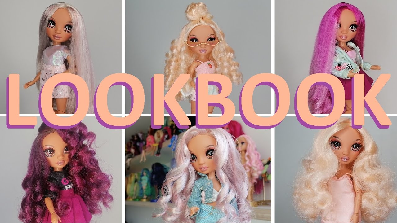 1 DOLL, 7 LOOKS! Georgia Bloom Look Book from Rainbow High [+Hairdye]