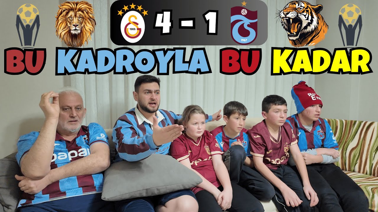⚽Galatasaray - Trabzonspor ⚽ Süper Kupa Yarı Final Maçına Tepki ! Bu Kadroyla Bu Kadar (Mı?) !