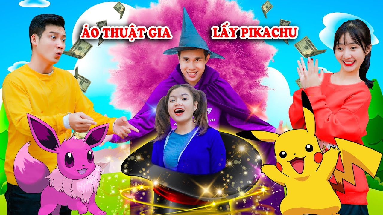 Ảo Thuật Gia Lừa Lấy Mất Pikachu Của Hạt Tiêu - Pokemon Tập 61 - Phim Học Đường Hài Hước Táo TV