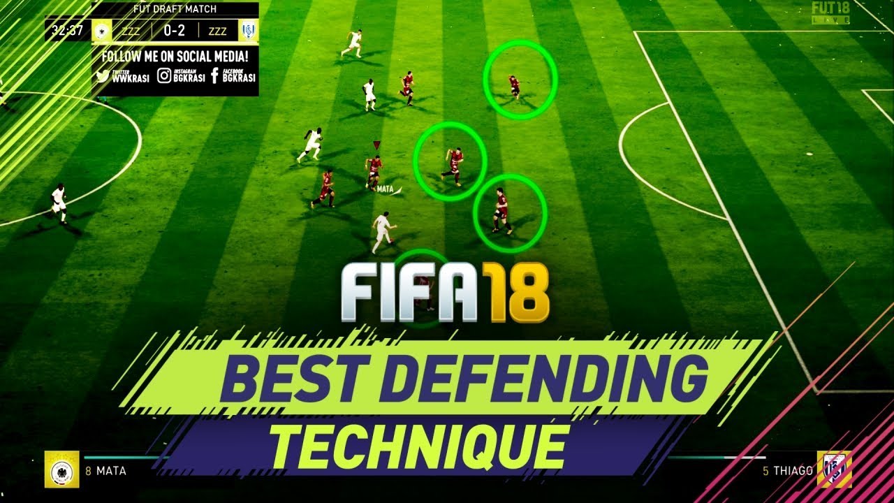 LEARN ONE SIMPLE DEFENDING TRICK & TAKE YOUR DEFENSIVE SKILLS TO THE NEXT LEVEL - FIFA 18 TUTORIAL