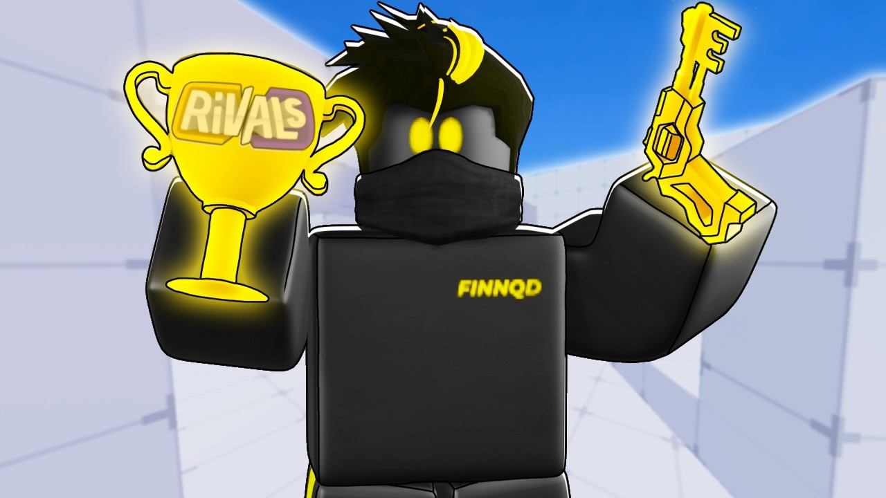 Я принял участие в турнире 1 на 1 в Roblox Rivals.