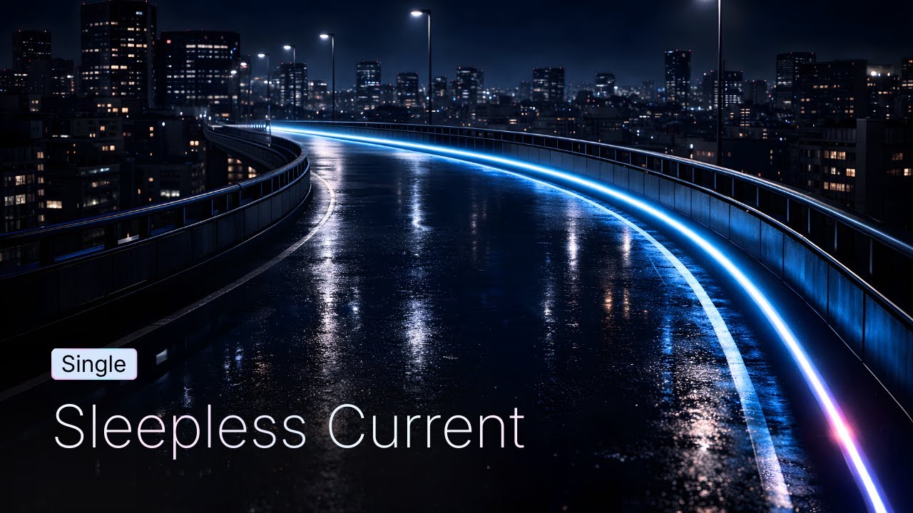 Sleepless Current – Cinematic Ambient | Deep Focus Night Drive