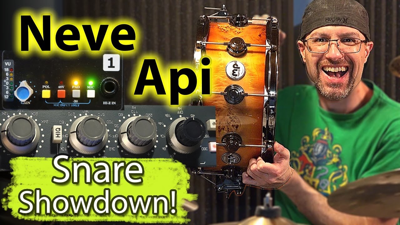 API 3124 vs Neve 1073: Which Snare Drum Preamp Wins?