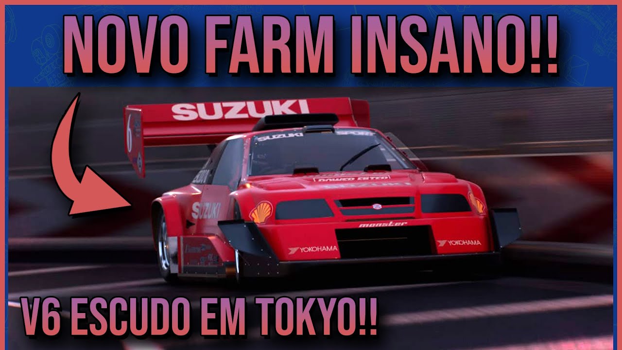 Novo Farm com o V6 ESCUDO em Tokyo!!  #gt7 #ps5 #gameplay