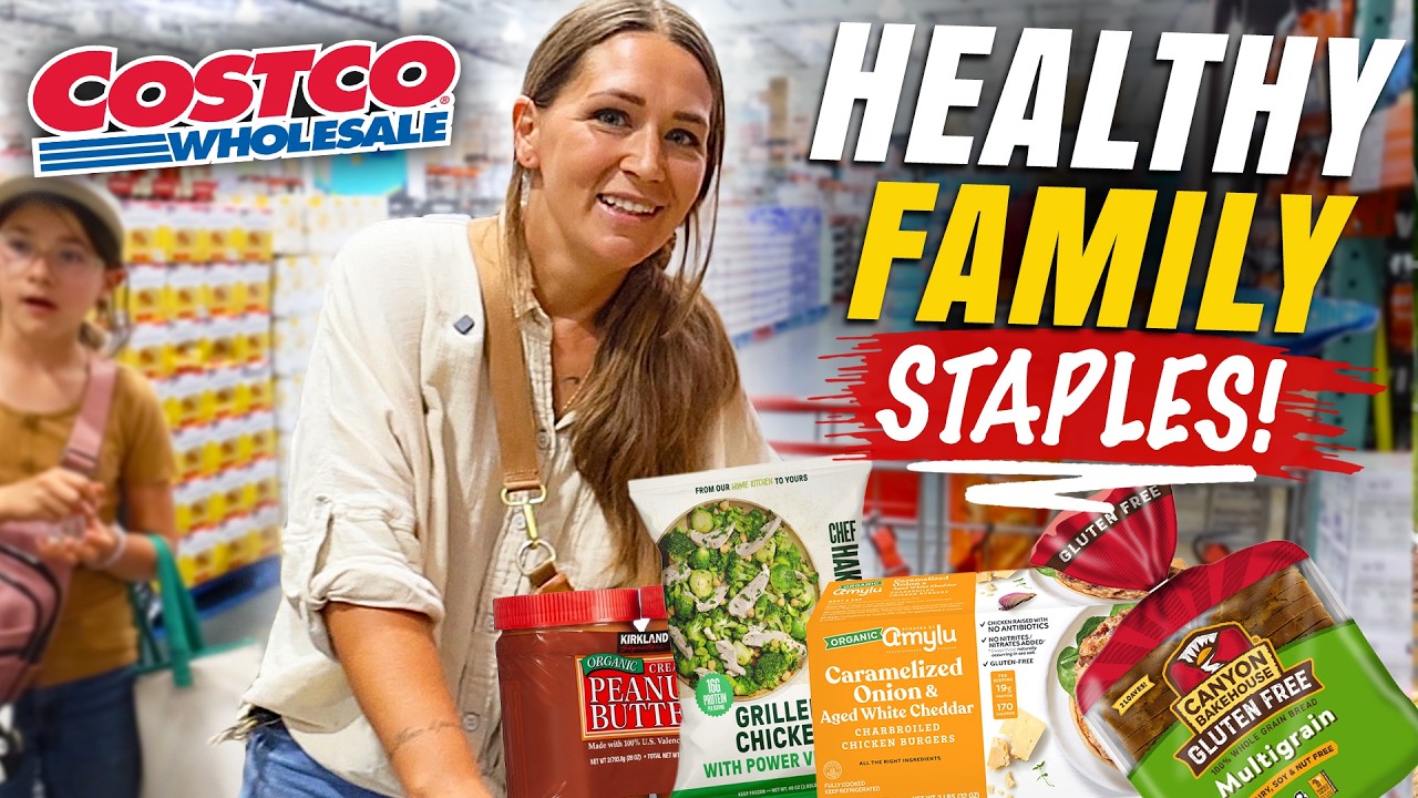 Costco Grocery Haul: Large Family Staples & Organic Finds!