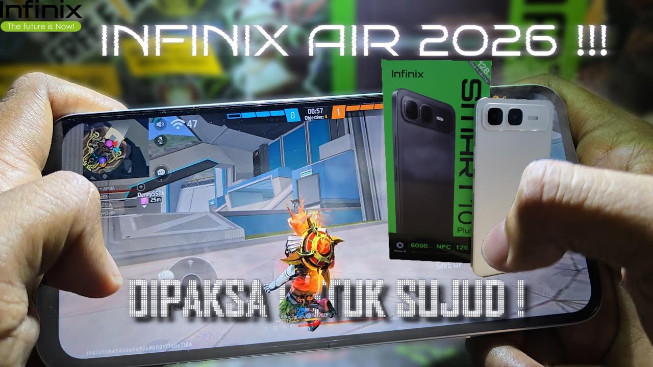 Infinix Smart 10 Plus Ram 8GB Game Test Free Fire || Handcam || Unisoc T7250 (12 nm) || 6000 mAh