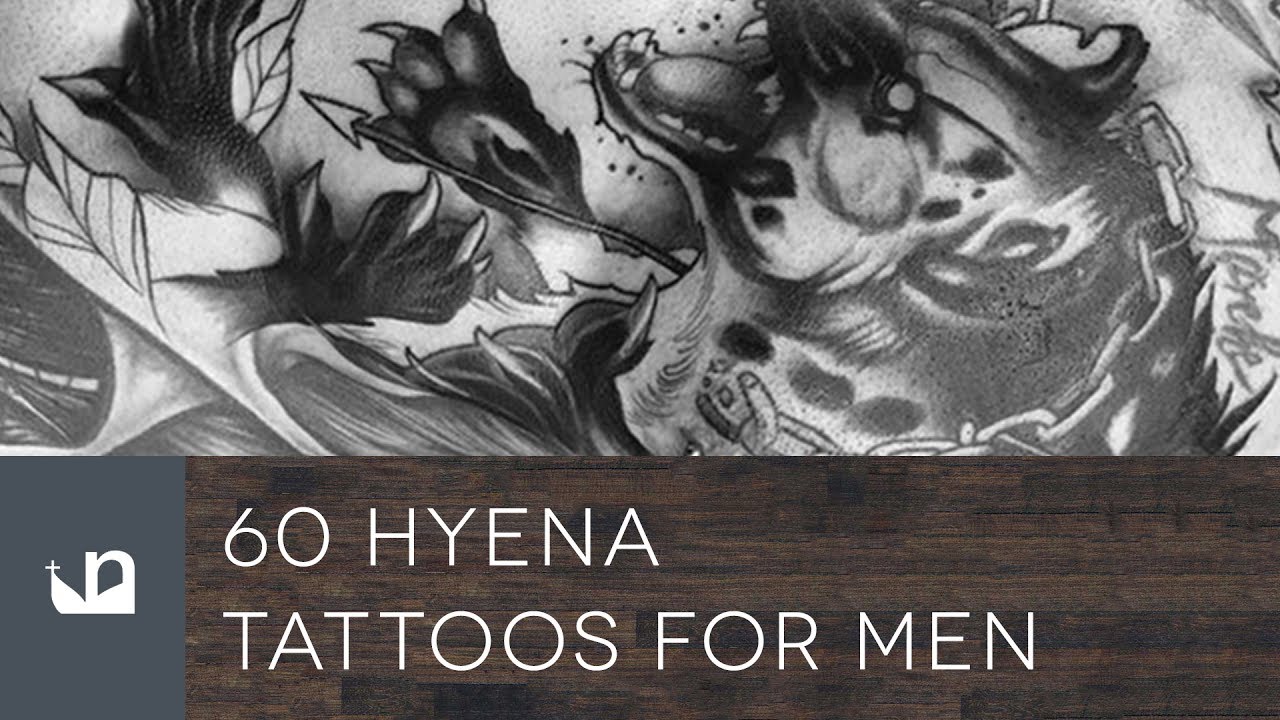 60 Hyena Tattoos For Men