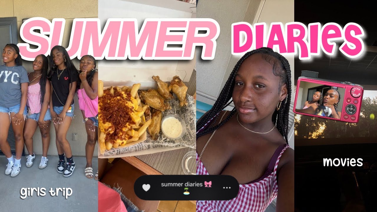 SUMMER DIARIES 🌸 GIRLS TRIP EDITION | movie date + shopping vlog