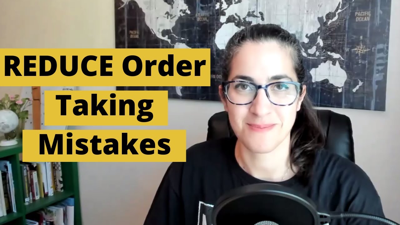 REDUCE Order Taking MISTAKES | FOH Manager Tips