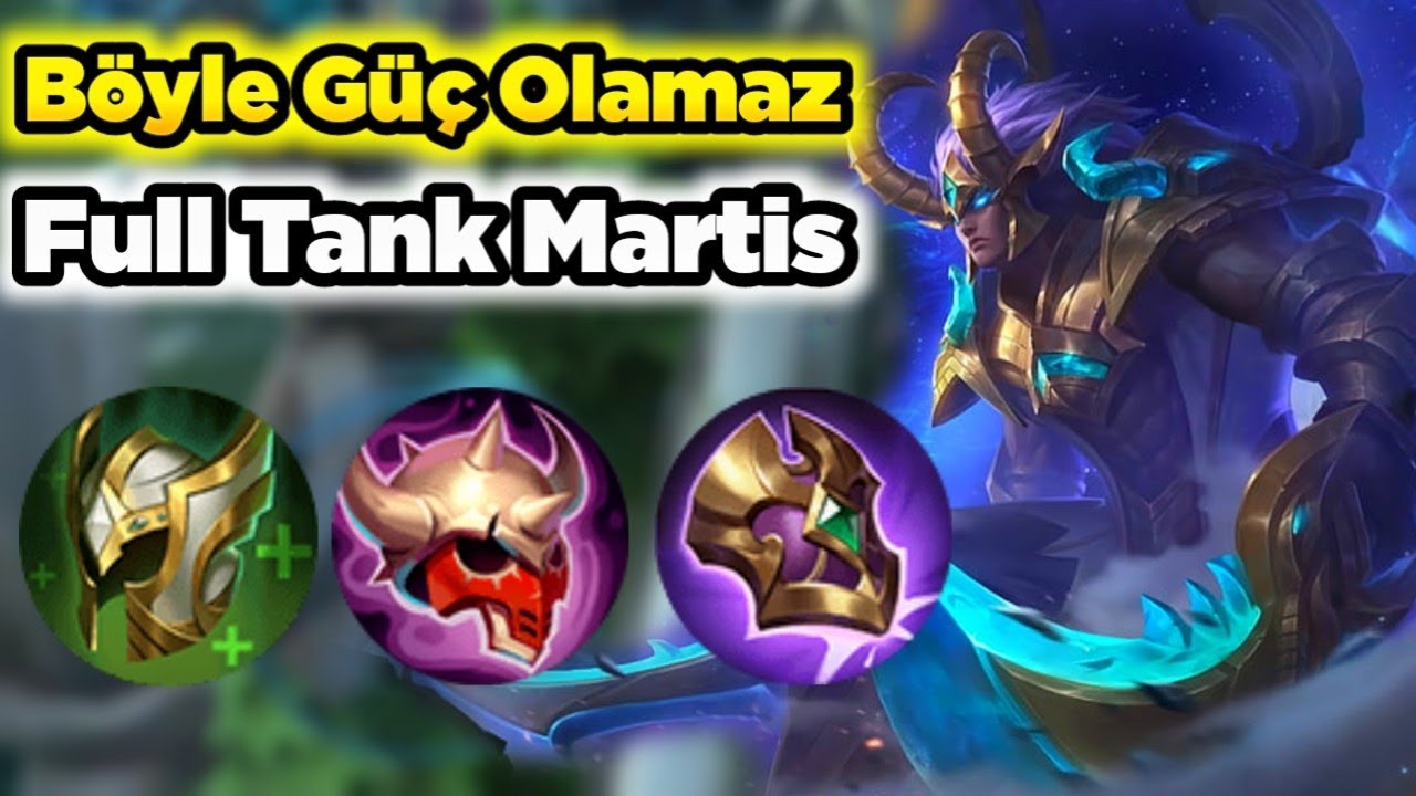 Yok Böyle Meta Full Tank Ama Tek Atan Martis Çok Güçlü Mobile Legends