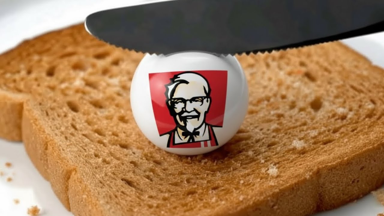 Turning Toast Into Famous Logos 🍞 | Oddly Satisfying Food Art