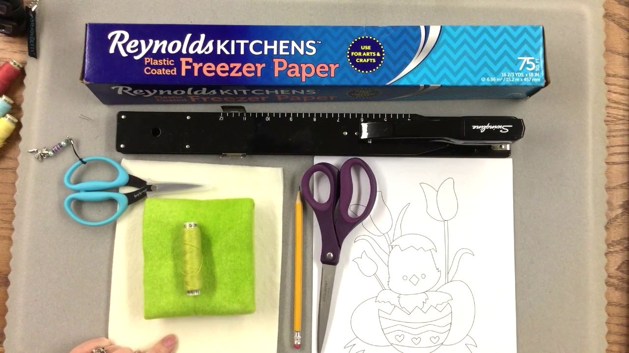 How to Wool Applique using Freezer Paper