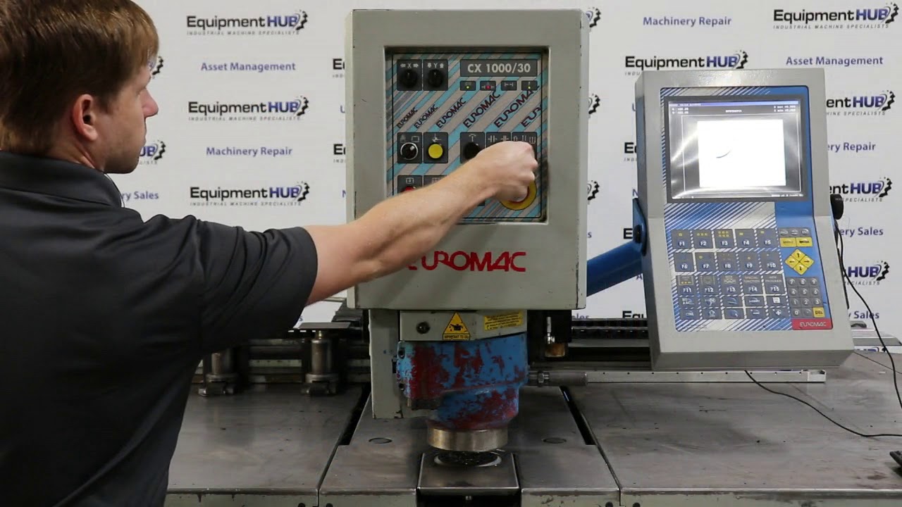 Euromac CX1000/30 33 Ton CNC Punching Machine with Tooling