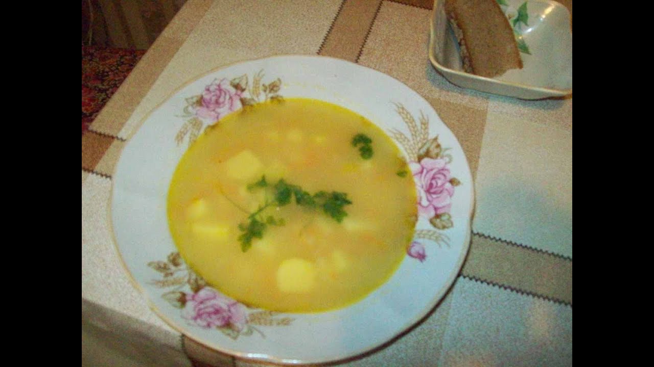 Постный гороховый суп.