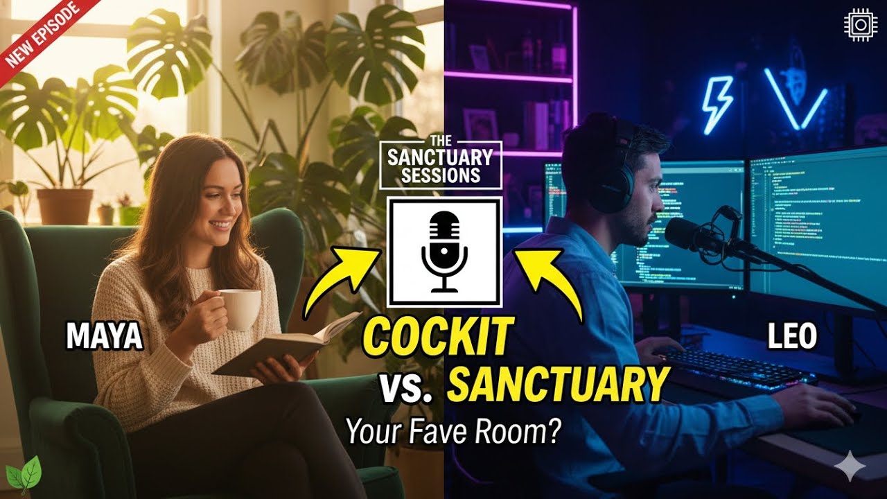 Cockpit vs. Sanctuary: Which Home Setup Actually Works for YOU?  Podcast