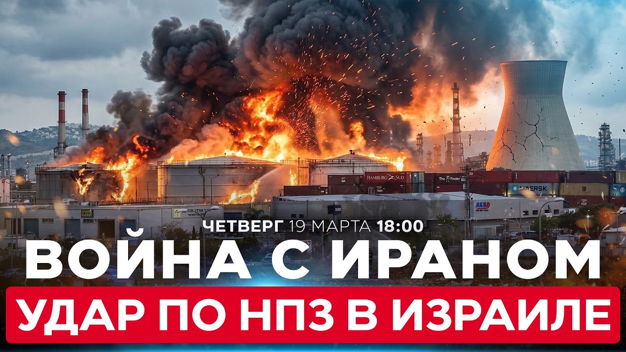 ИРАН УДАРИЛ ПО НЕФТЕПЕРЕРАБАТЫВАЮЩЕМУ ЗАВОДУ В ХАЙФЕ. СПЕЦЭФИР. 19 марта. 18:00