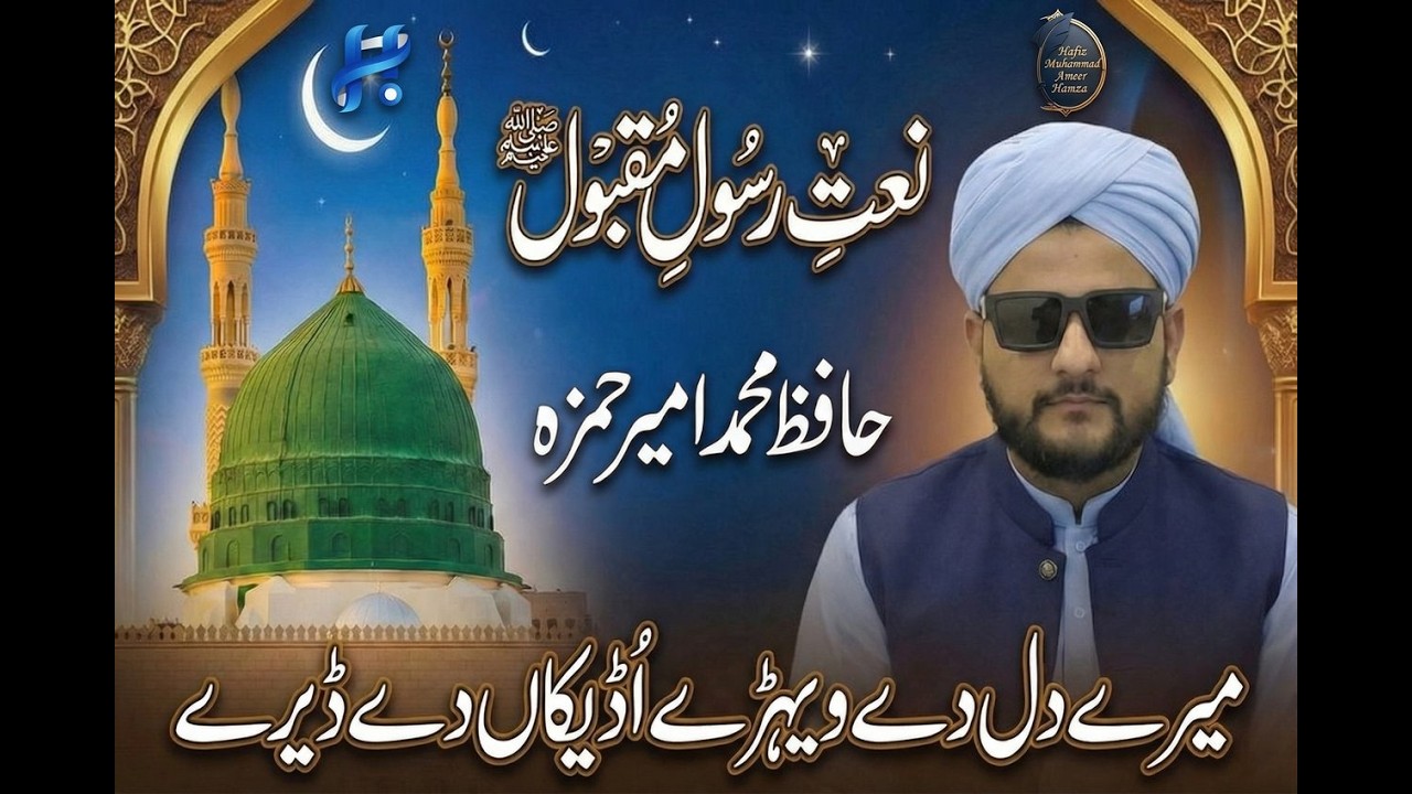 Mere Dil Day Wehray Udeekan Day Deeray | Hafiz Muhammad Ameer Hamza | New Punjabi Naat 2026