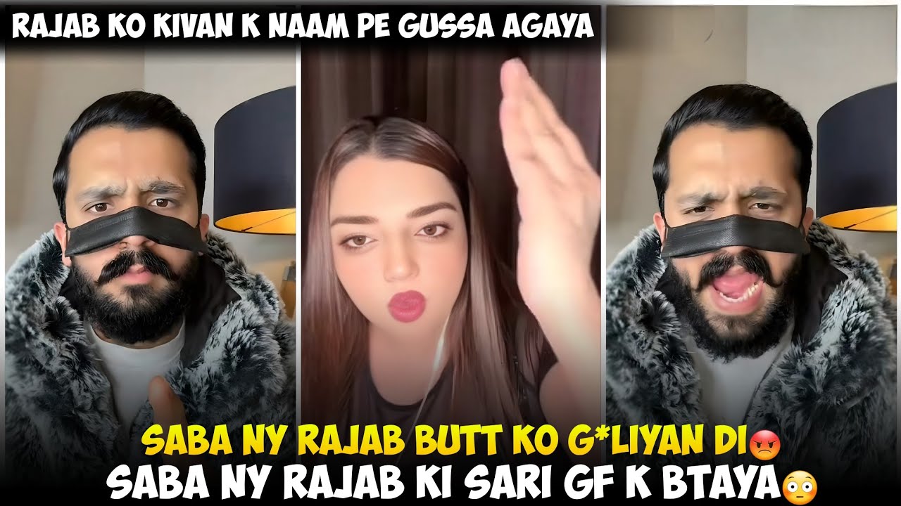 Saba Shah Ny Rajab Butt Ko G*liyan Di | Saba Shah Ny Rajab Butt Ki Sari Gf K Btaya | Rajab Vs Shah