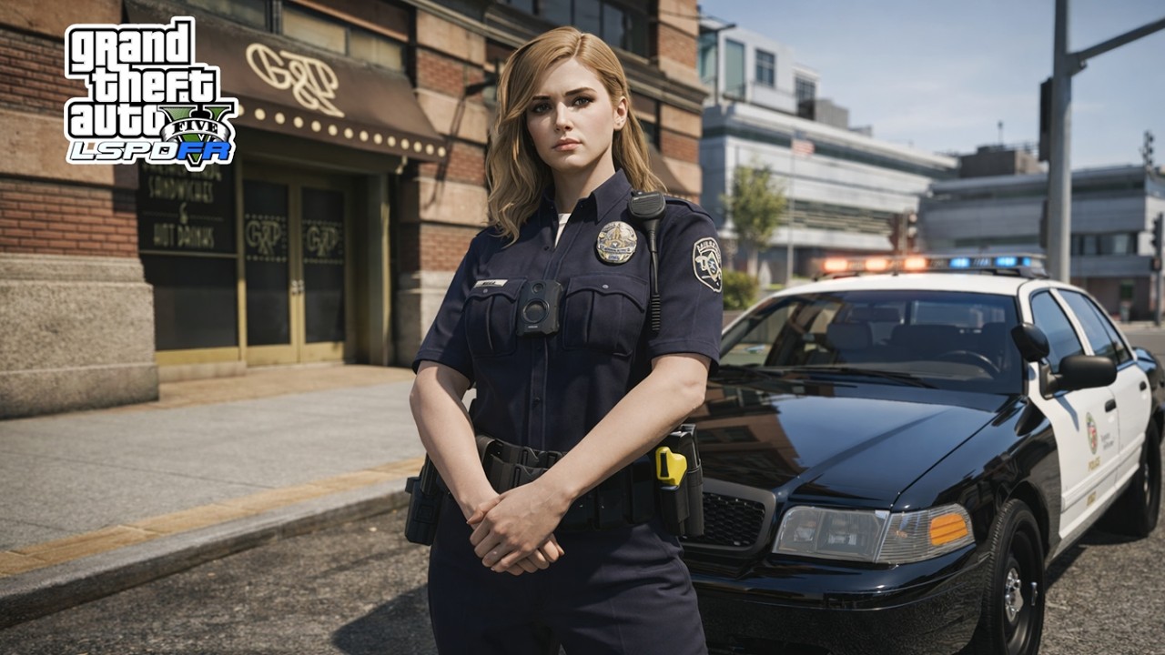 Gta 5 LSPDFR Let's Play As LAPD/LSPD Female Officer - CVPI Short Duty Patrol