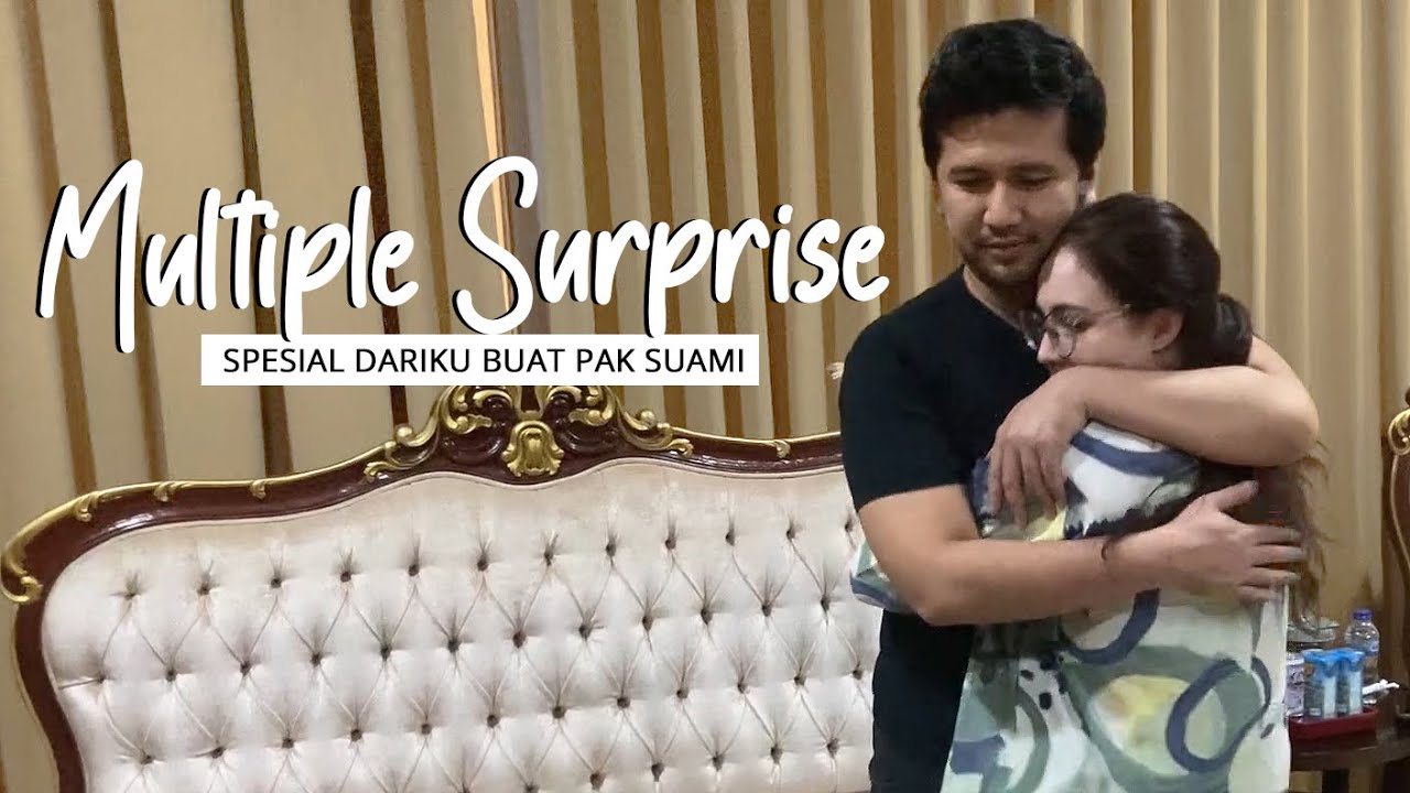 SURPRISE BERKALI-KALI BUATANKU SENDIRI SPESIAL UNTUK ULTAH PAK SUAMI | Arumi Bachsin