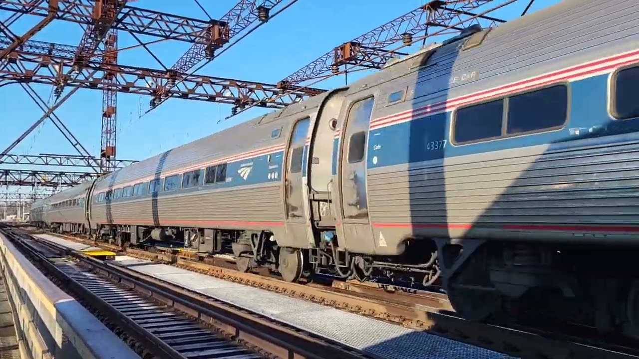 First Video of 2024: Amtrak & Metro-North New Haven line action at Westport