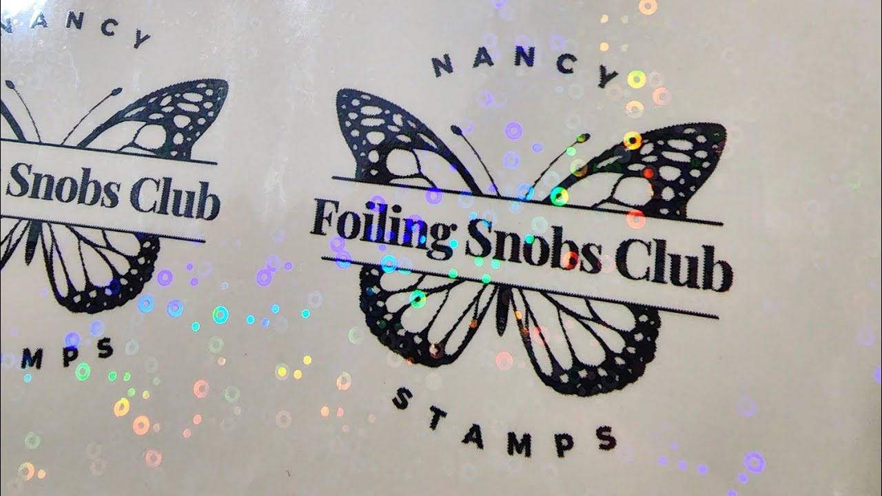 Koala clear laser printer sticker paper & using Clear foils