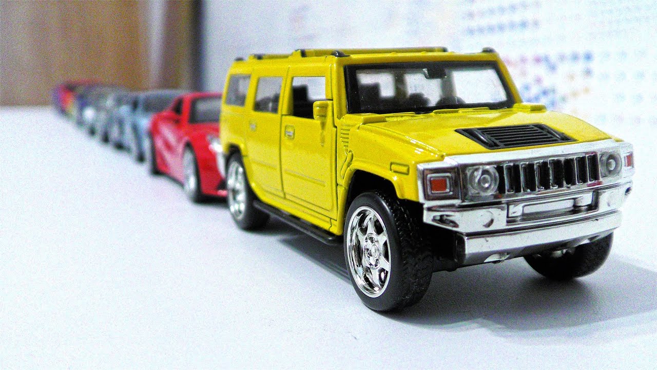 Beautiful Toy Cars Forming in Line One By One || Video