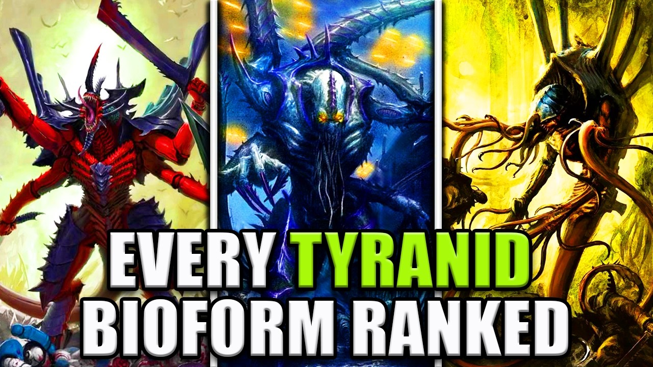 EVERY Tyranid Bioform Ranked From Weakest to Strongest | Warhammer 40K