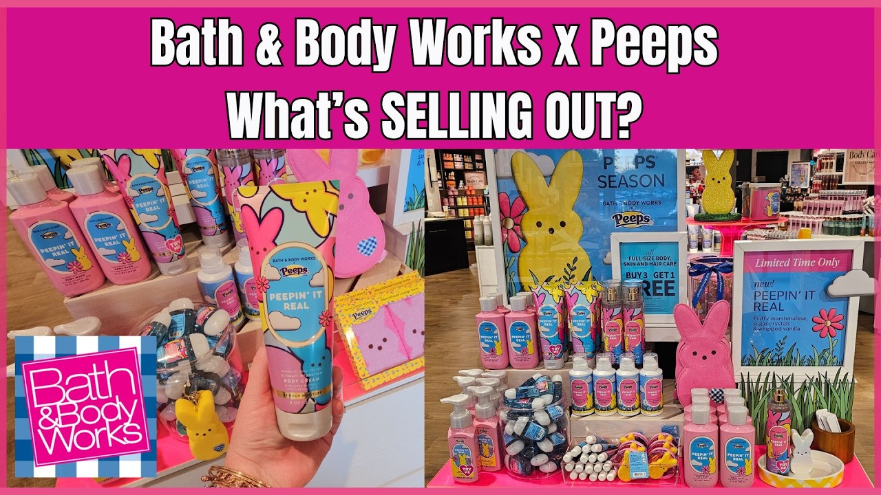 Bath & Body Works x PEEPS What's Selling OUT? #PEEPS #bathandbodyworks