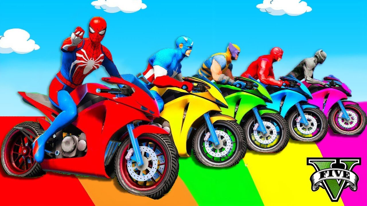 الرجل العنكبوت انقاذ باتمان Spider-Man Rescue batman vs iron man vs venom funny Game GTA 5 superhero