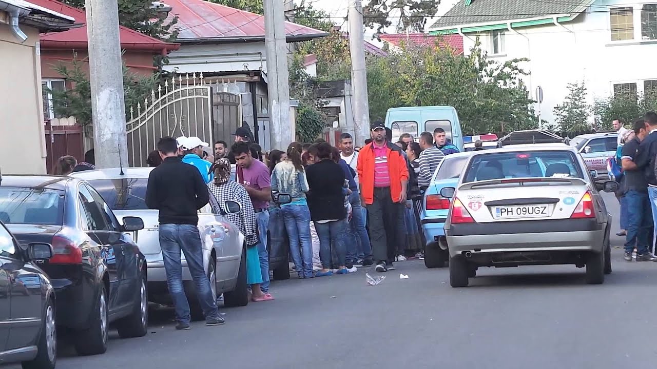 Nunta de tigani in Ploiesti. trafic inchis pe toata strada