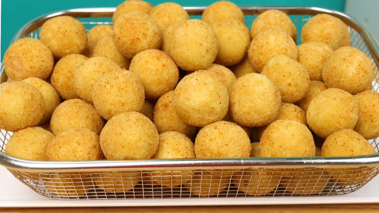 NÃO ERRE MAIS NA BOLINHA DE QUEIJO, COM ESSA DICA ELA NÃO ESTOURA NA FRITURA !