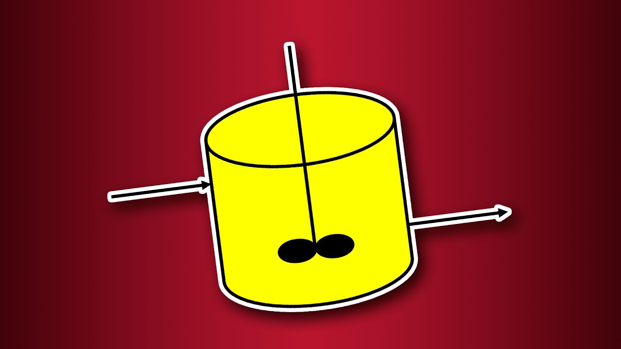 Volumen de un Reactor CSTR con Gráfico de LEVENSPIEL