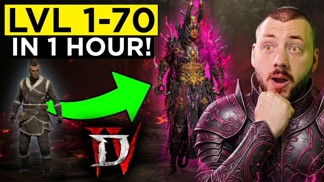I Leveled Warlock From 1-70 In 1 Hour Using THIS NEW Strategy - Diablo 4 Season 14!