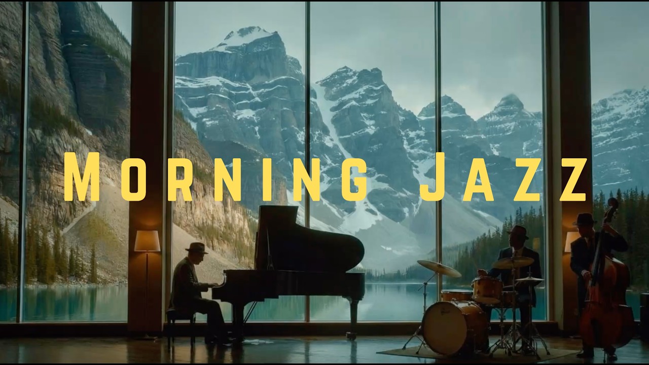 Relaxing Jazz Ambience | Mountain Lake Piano Trio